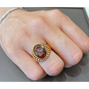 Δαχτυλίδι με κεχριμπάρι Δαχτυλίδι με κεχριμπάρι