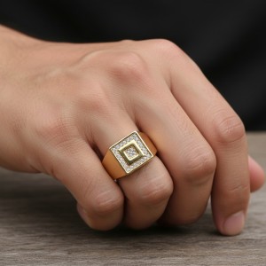 Δαχτυλίδι με ζιρκόν Δαχτυλίδι με ζιρκόν