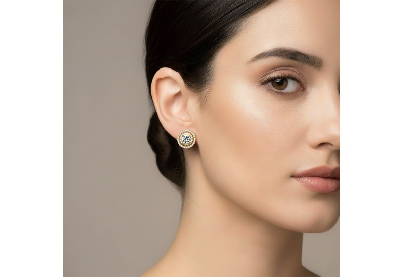 Σκουλαρίκια ροζέτες