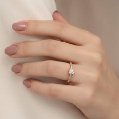 Δαχτυλίδι μονόπετρο 108423