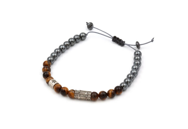 Βραχιόλι Αιματίτης Tiger eye Βραχιόλι Αιματίτης Tiger eye