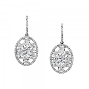 Σκουλαρίκια με ζιρκόν Σκουλαρίκια με ζιρκόν