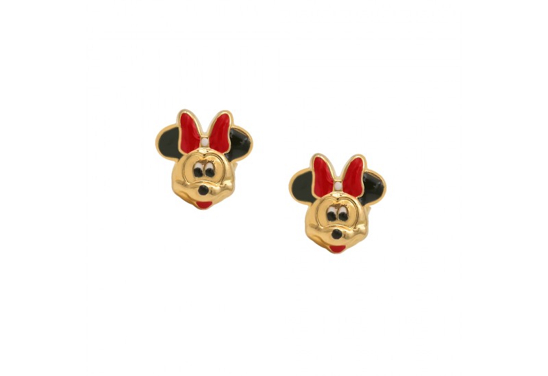 Σκουλαρίκια Minnie Mouse Σκουλαρίκια Minnie Mouse