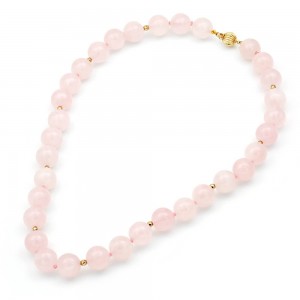 Κολιέ Ροζ Χαλαζίας Κολιέ Ροζ Χαλαζίας