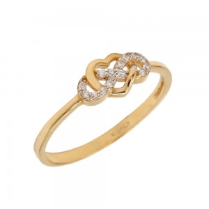 Δαχτυλίδι καρδιά άπειρο Δαχτυλίδι καρδιά άπειρο